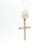 Classic Diamond Cross Pendant in 14kt Yellow Gold