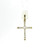 Classic Diamond Cross Pendant in 14kt Yellow Gold