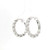 Round Diamond Hoop Earrings in 14kt White Gold GBC-13273