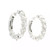 Diamond Hoop Earrings in 18kt White Gold GBC-13268