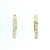 Diamond Hoop Earrings in 18kt Yellow Gold GBC-13275