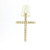 Diamond Cross Pendant in 14kt Yellow Gold GBC-13264