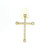 14kt Yellow Gold Diamond Cross Pendant GBC-13267