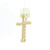 14kt Yellow Gold Diamond Cross Pendant GBC-13267