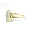 Oval Cut Lab Grown Diamond Bezel Set Solitaire Ring in 14kt Yellow Gold LGD-10250