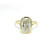 Cushion-Cut Lab Grown Diamond Bezel Solitaire Ring in 14kt Yellow Gold LGD-10248