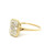 Emerald Cut Lab Grown Diamond Bezel Solitaire Ring in 14kt Yellow Gold LGD-10246