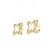 14kt Yellow Gold Floral Pearl Stud Earrings with Accent Stones 584-10071