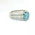 Fancy Intense Lab Grown Blue Diamond Engagement Ring in 18kt White Gold LGD-10255