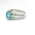 Fancy Intense Lab Grown Blue Diamond Engagement Ring in 18kt White Gold LGD-10255
