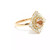 Morganite Starburst Ballerina Cocktail Ring in 18kt Rose Gold RPG-10385