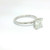14kt White Gold Asscher Cut Lab Grown Diamond Solitaire Ring LGD-10254