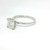 14kt White Gold Asscher Cut Lab Grown Diamond Solitaire Ring LGD-10254