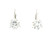14kt White Gold Oval Cut Lab Grown Diamond Drop Earrings SIM-10721