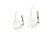 14kt White Gold Oval Cut Lab Grown Diamond Drop Earrings SIM-10721