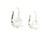 14kt White Gold Oval Cut Lab Grown Diamond Drop Earrings SIM-10721