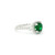 14k White Gold Emerald and Diamond Ring RPG-10390