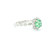 Mint Tourmaline and Diamond Ring 14k White Gold RPG-10389