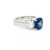 3.58ct Fine Natural Ceylon Sapphire and 2.03ct Diamond Ring 18k White Gold RPG-10386