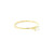 .20ct Emerald Cut East/West Band Ring 14k Yellow Gold SIM-10719
