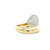 14k Yellow Gold "Wrap" Diamond Ring DC-10981