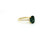London Blue Topaz and Diamond Ring 14k Yellow Gold