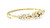 14k Yellow Gold Diamond Mosaic Bangle LJI-10126