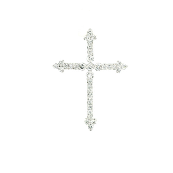 Elegant Diamond Cross Pendant DC-10948