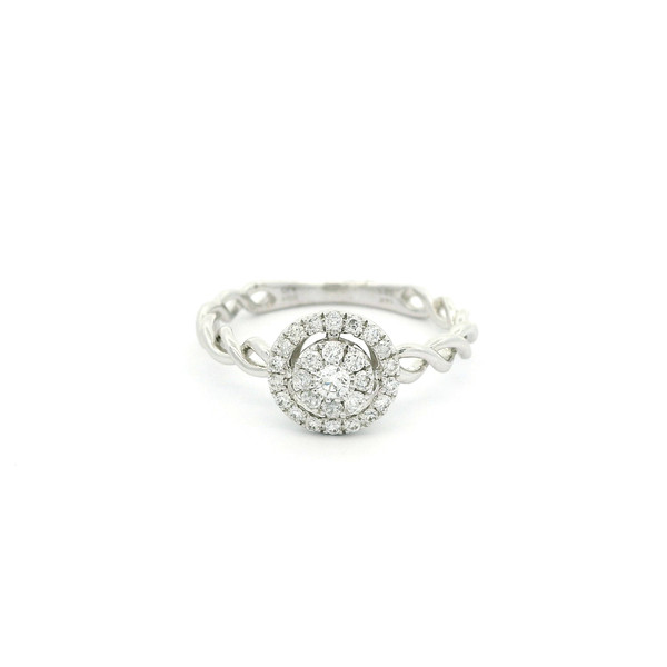 14k White Gold Diamond Ring GBC-12959