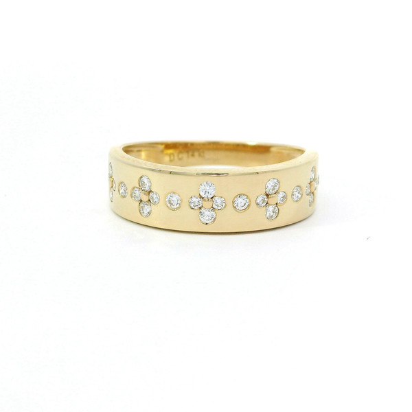 14k Yellow Gold Diamond Fashion Band DC-10980