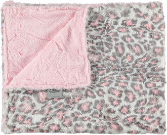 Luxe Light Pink & Jaguar Blush Blanket