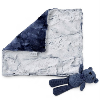 Tie Dye Luxe Navy / Luxe Crackle Navy Lovey