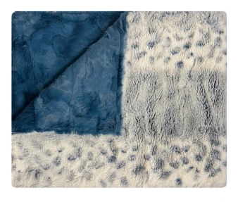 Luxe Blue / Luxe Cuddle Bunny Navy Blanket