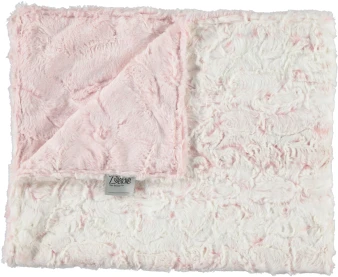 Luxe Rosewater/Luxe Crackle Rosewater Blanket