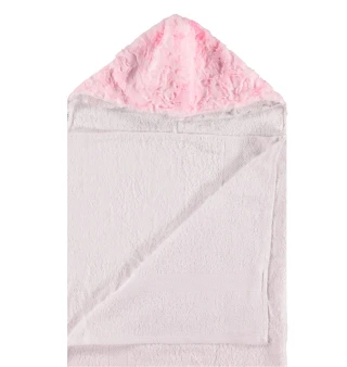 White / Tie Dye Blush Towel