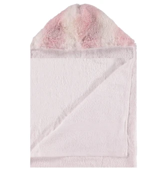 White / Arctic Chinchilla Rosewater Towel