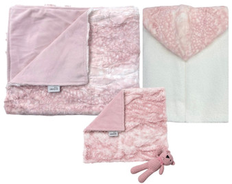 Delore Baby Solid Rosewater / Fawn Rosewater Set