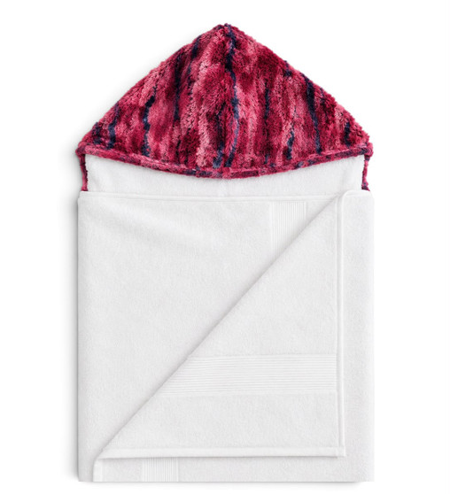 White / Forest Fox Beet Towel