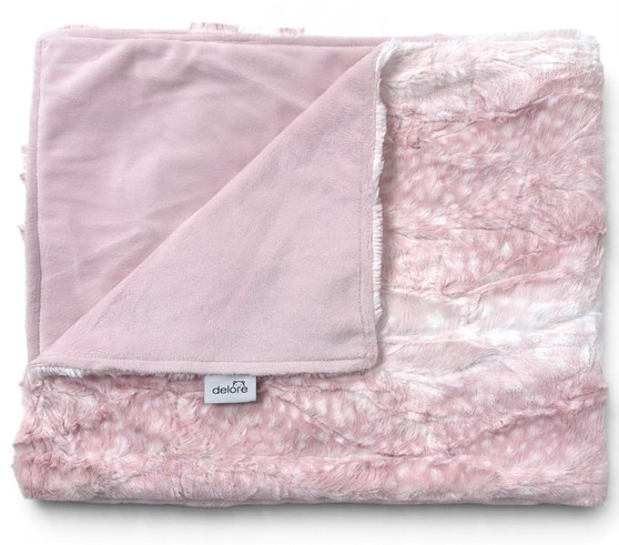 Fawn Rosewater / Solid Rosewater Blanket