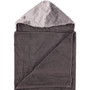 Gray/Calf Grey Hooded Towel