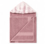 Mauve / Luxe Cuddle Zigzag Rosewine Towel