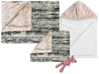 Large Ice Set Design Delore Baby Boa Python / Luxe Ice Pink Set - Delore