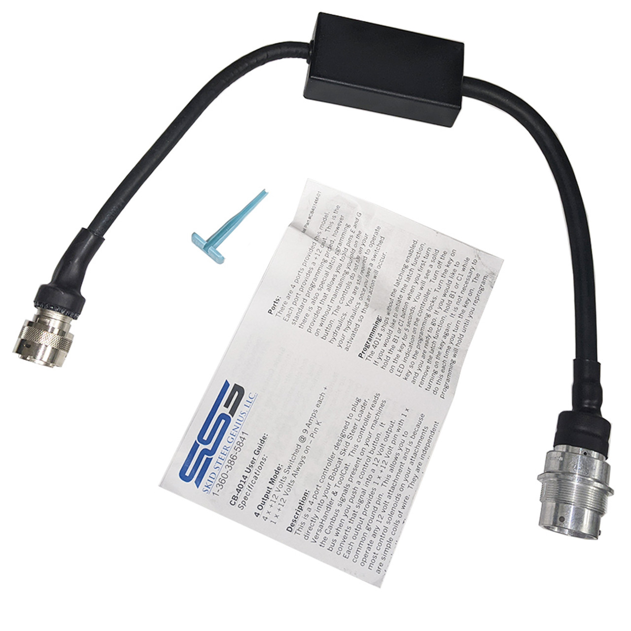 7-14 Pin (4 Output) Controller for Bobcat Loaders, Toolcat, and Versahandler - 4 Port | Skid Steer Genius