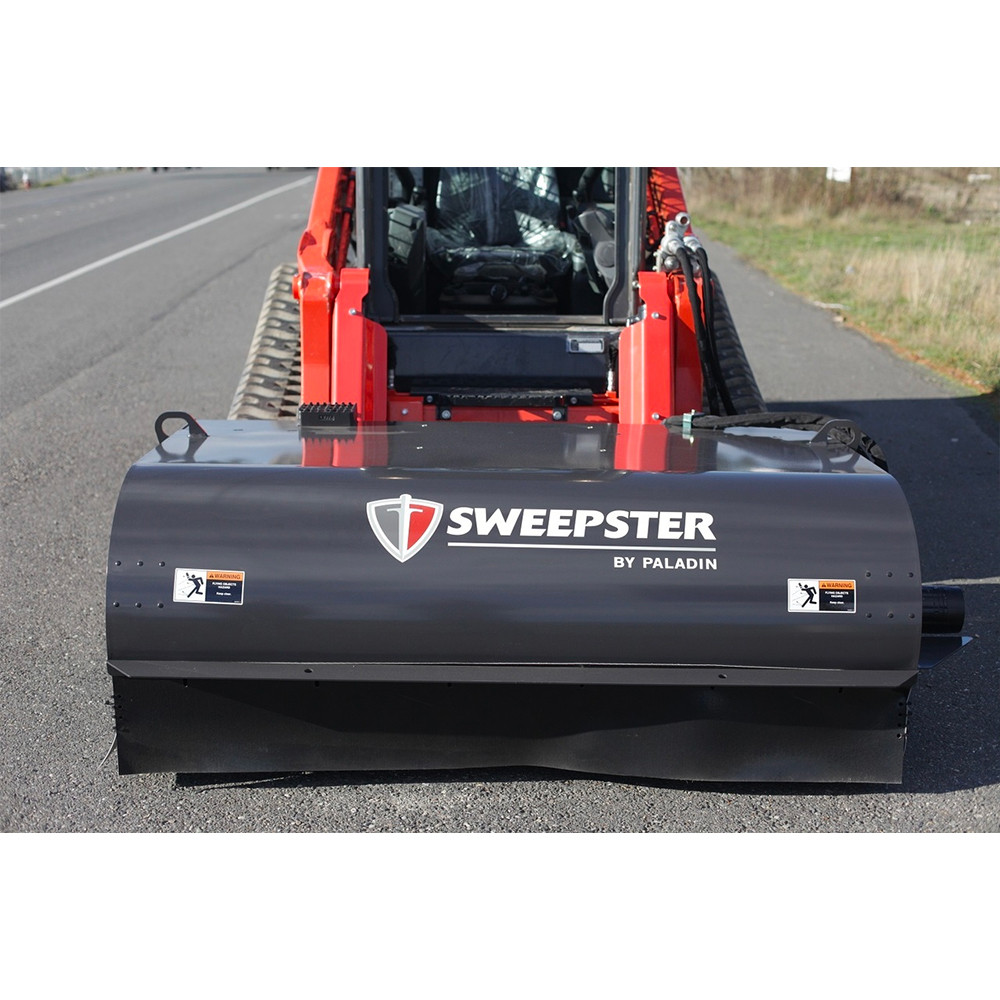 Sweepster Skid Steer Front Collector Broom | Skid Steer Solutions