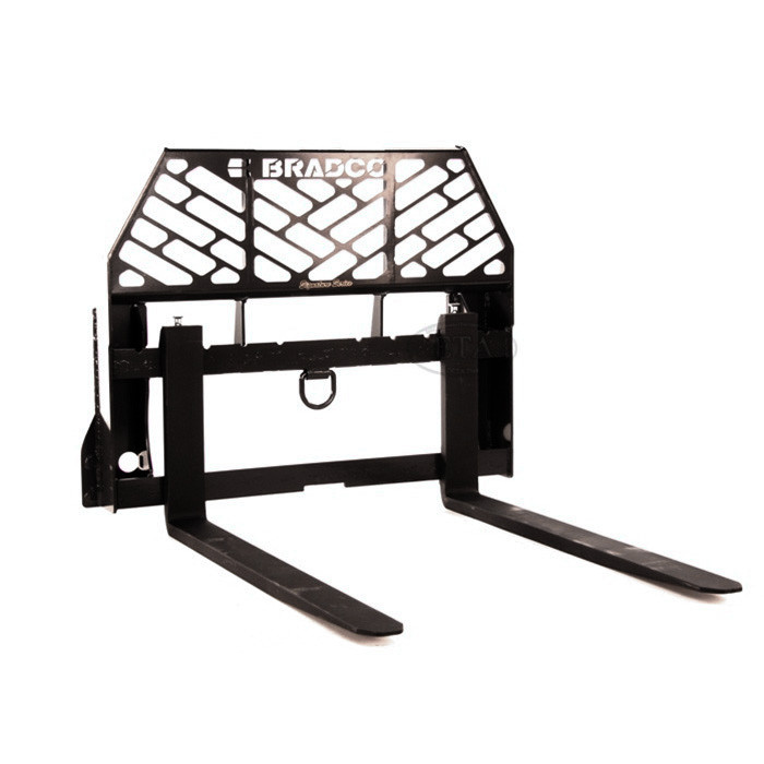 Skid Steer Standard Pallet Forks Attachment | Bradco