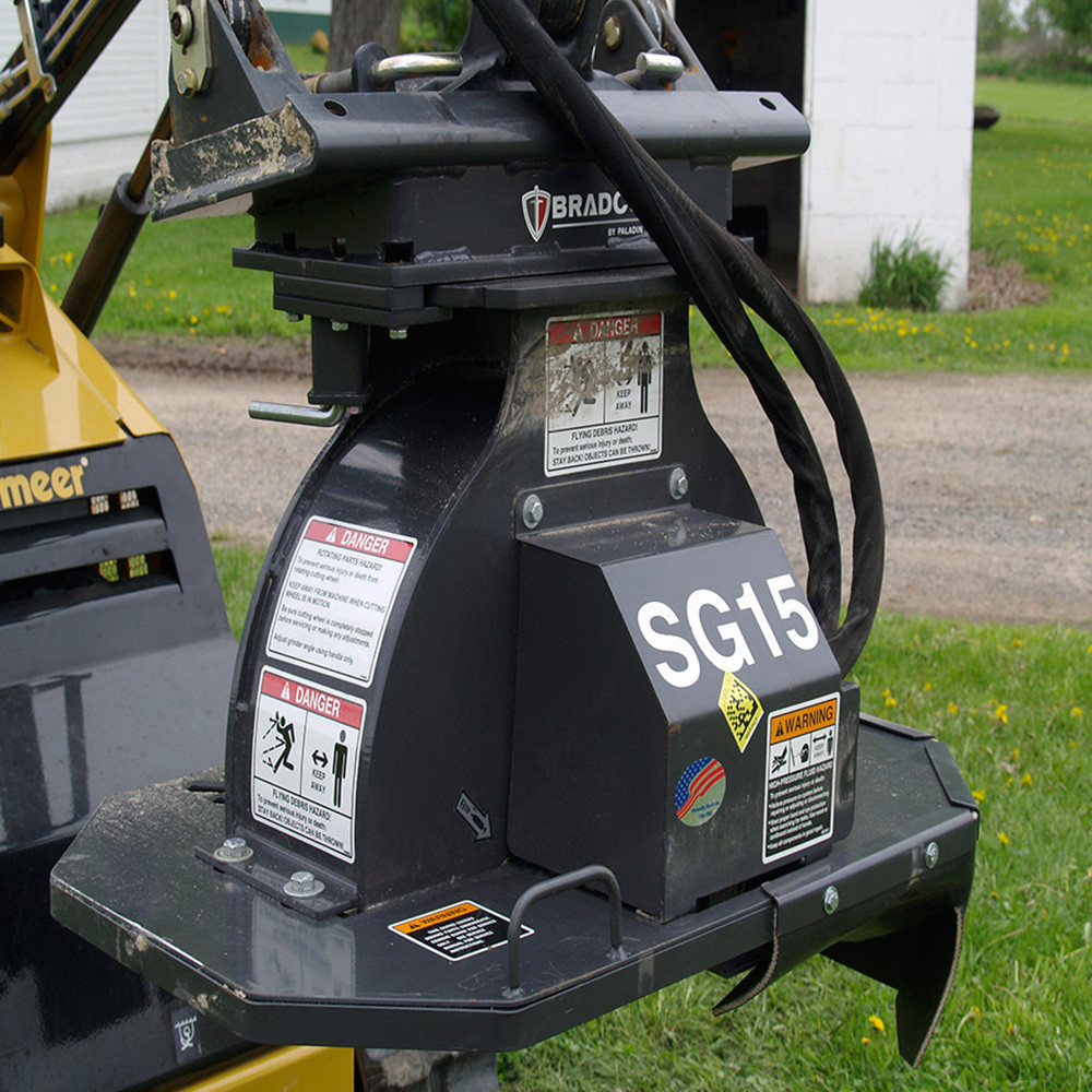 Bradco Mini Skid Steer Stump Grinder | Skid Steer Solutions