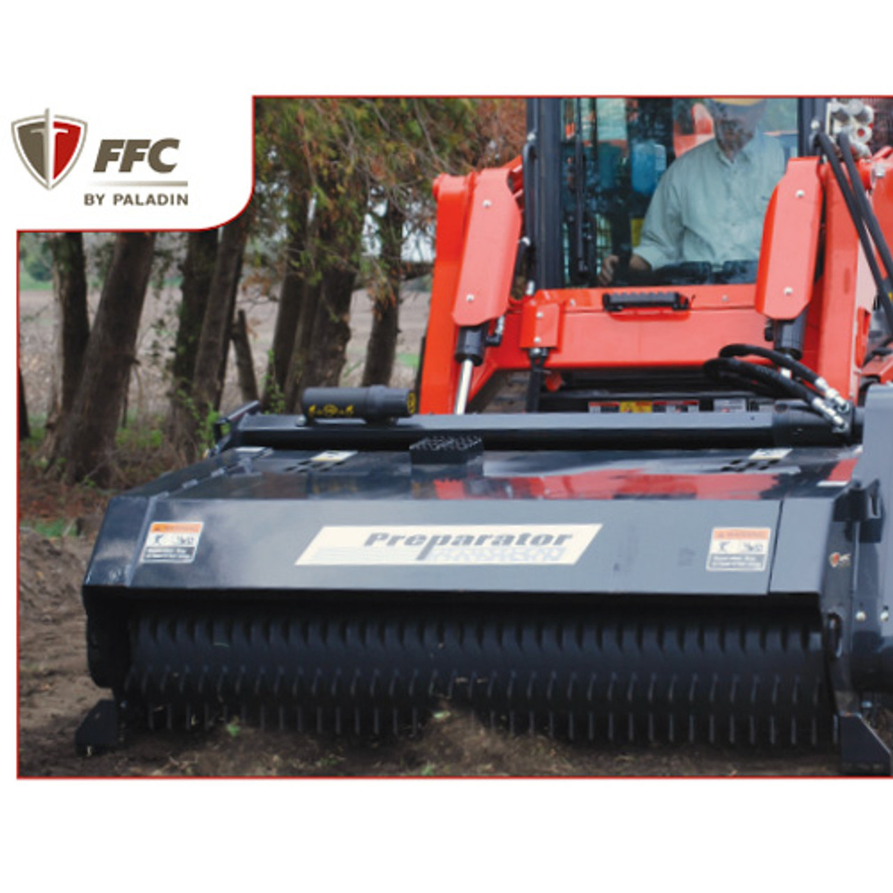 Skid Loader Attachment - FFC Preparator (similar to Rock Hound