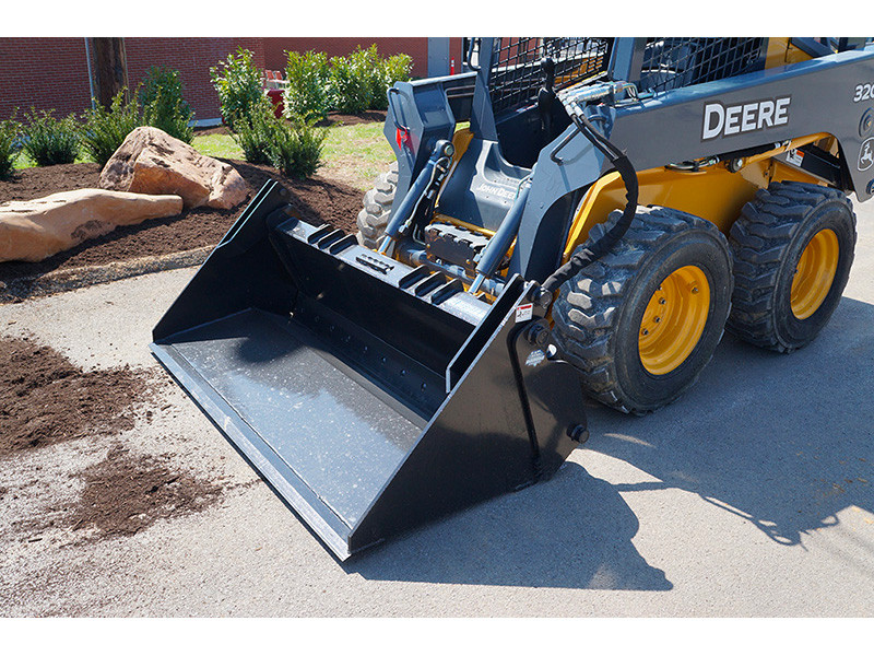 Blue Diamond Skid Steer 4 -in-1 Bucket Attachment | Skid Steer