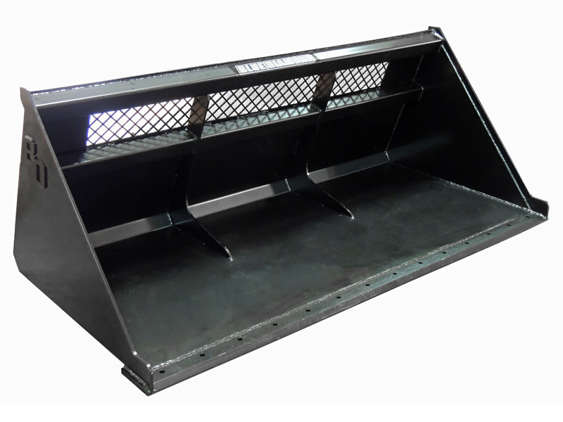 Blue Diamond High Back Snow and Mulch Bucket | Skid Steer Solutions