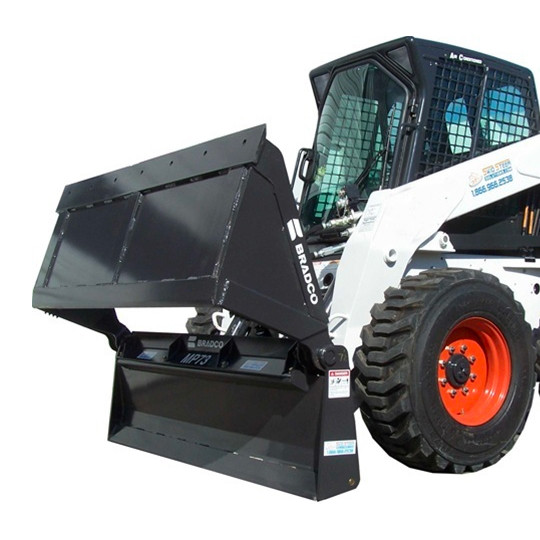 Bradco Skid Steer 4-In-1 Bucket Attachment | Skid Steer Solutions